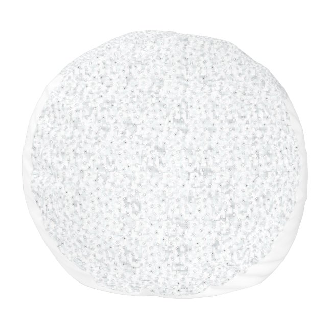 A completely white, featureless surface fills the  pouf (Bottom)