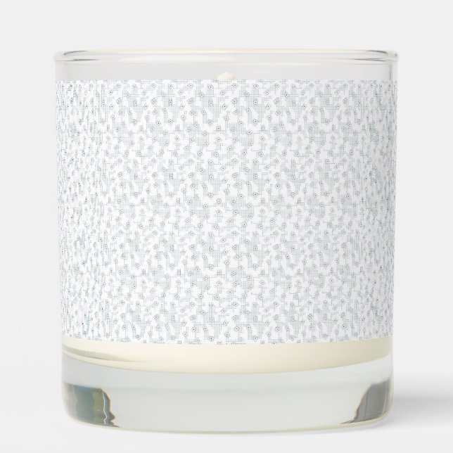 A completely white, featureless surface fills the  scented candle (Front)