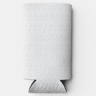 A completely white, featureless surface fills the  seltzer can cooler
