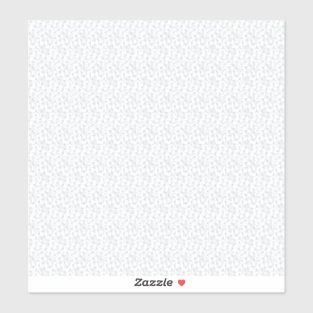 A completely white, featureless surface fills the  sticker (Sheet)