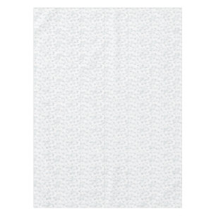 A completely white, featureless surface fills the  tablecloth