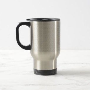 A completely white, featureless surface fills the travel mug