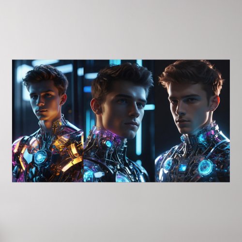 A Composite of Three Young Men Poster