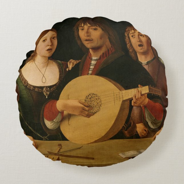 A Concert 2 Round Pillow (Front)