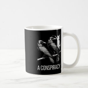 A Conspiracy Of Ravens Gothic Raven Dark Academia  Coffee Mug