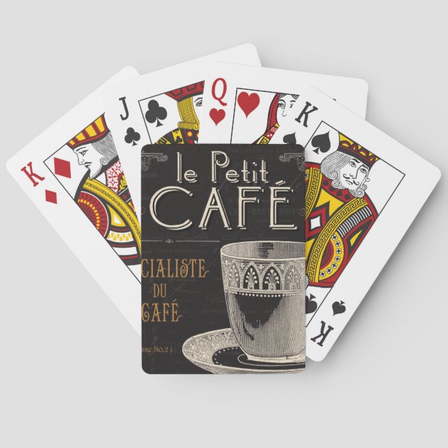 A Contemporary Cup of Coffee Poker Cards (Back)