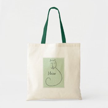 A Contented Kitty Tote Bag by sfcount at Zazzle