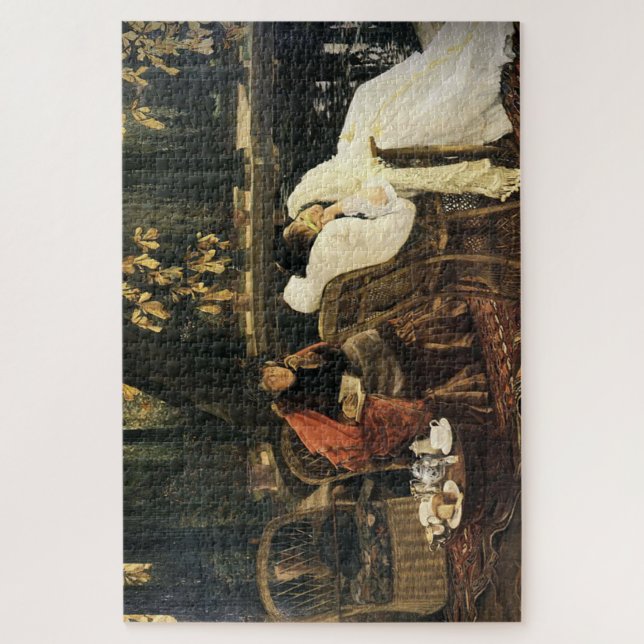 A Convalescent - James Tissot - Vintage Art Jigsaw Puzzle (Vertical)