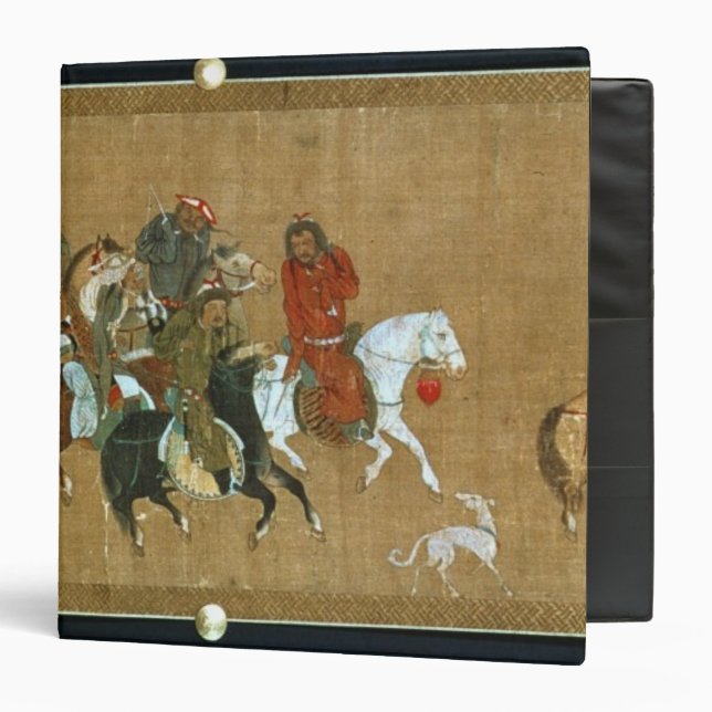 A convoy of Mongols, Chinese, 14th century Binder (Front/Inside)