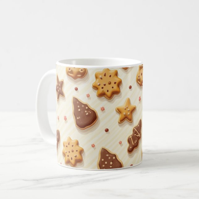a coockie-print mug (Front Left)