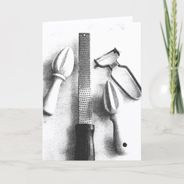 A Cook's Zesters Blank Note Card (Front)