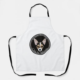 A Cool Original Chihuahua Black & Brown Graphic Apron