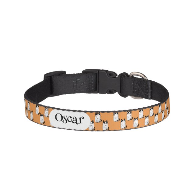A  Cool Personalized Cats Collar (Front)