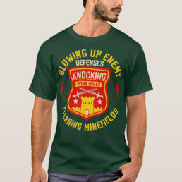 A Cool Veteran Military And Combat Engineer Gifts  T-Shirt