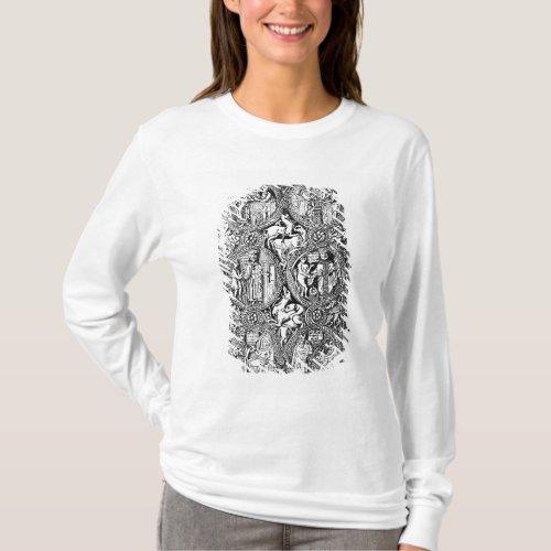 A copy of  ivory back Queen Melisendes Psalter T_Shirt