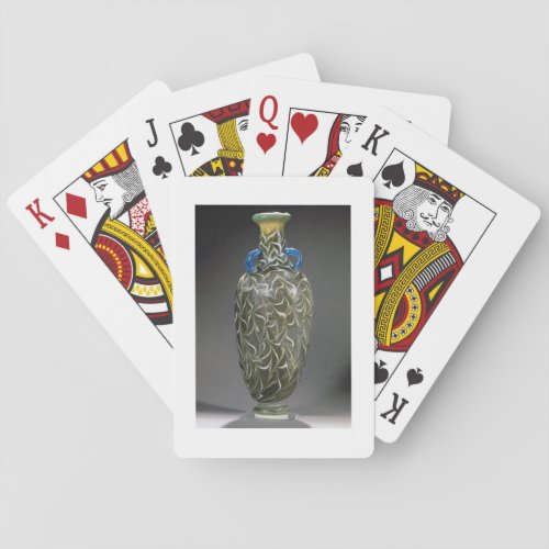 A core_formed amphora with wave motifs 19th_20th poker cards