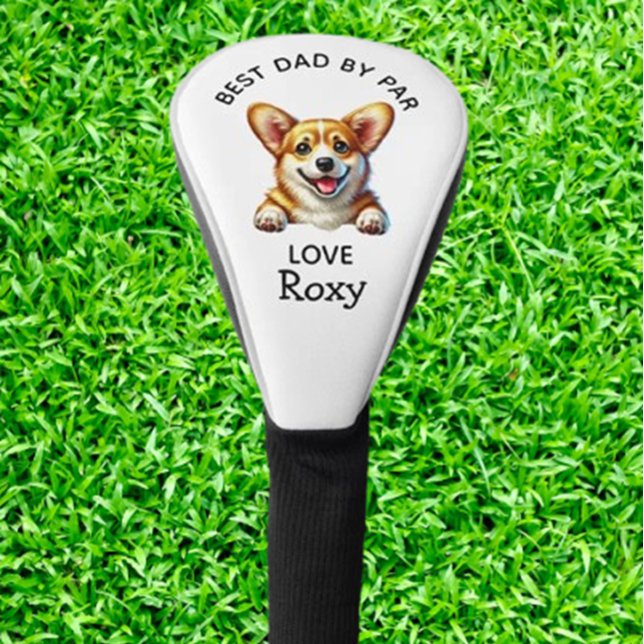 A Corgi-tastic Father’s Day Golf Head Cover (Celebrate Dad with a Corgi-tastic Father’s Day golf head cover. Add joy to his game  )