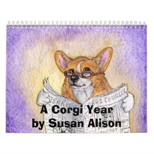 A Corgi Year by Susan Alison Calendar