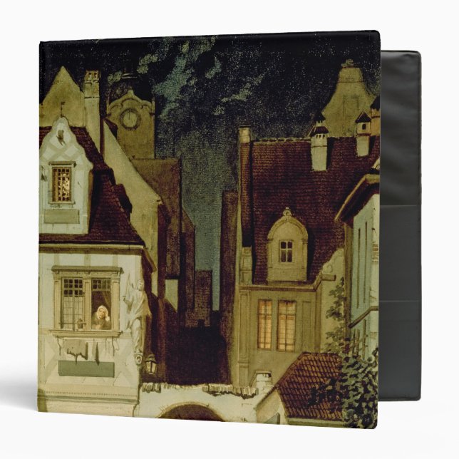 A Corner of a German Town by Moonlight Binder (Front/Inside)