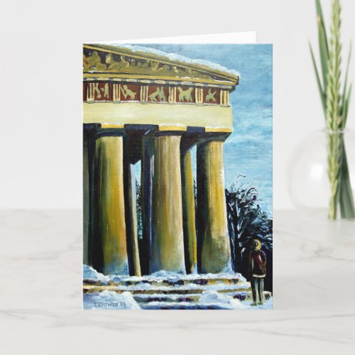 A Corner of Nashville _ The Parthenon Holiday Card