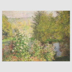 A Corner of the Garden at Montgeron, Claude Monet Tissue Paper
