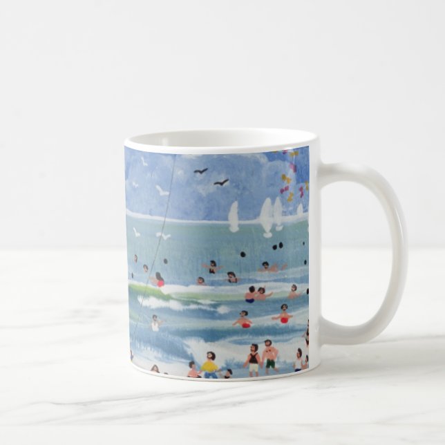 A Cornish Beach Coffee Mug (Right)