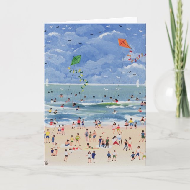 A Cornish Beach Holiday Card (Front)