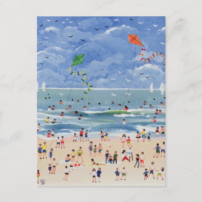 A Cornish Beach Postcard (Front)