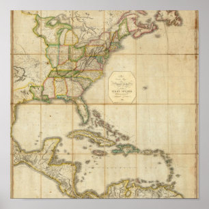 A Correct Map of the United States Poster