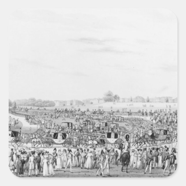 A Correct Representation of the Company Square Sticker (Front)