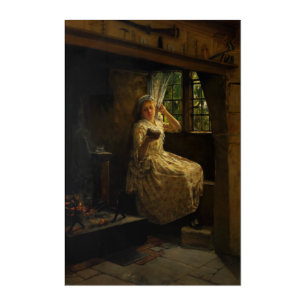 A Cosey Corner by Frank Millet Acrylic Print