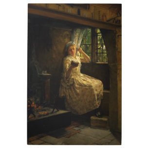 A Cosey Corner by Frank Millet Metal Print