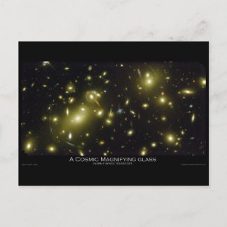 A Cosmic Magnifying Glass - Hubble Space Telescope Postcard