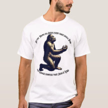 A Cosmic Revelation Bigfoot Worshiping Jesus