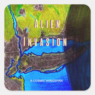 A Cosmic Wingspan "Alien Invasion" Stickers
