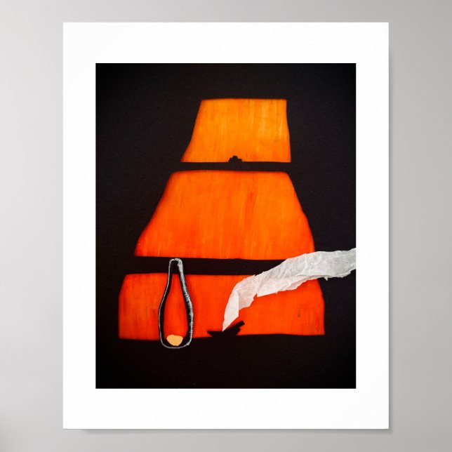 A Cosmic Wingspan "Orange Wine" Poster (Front)