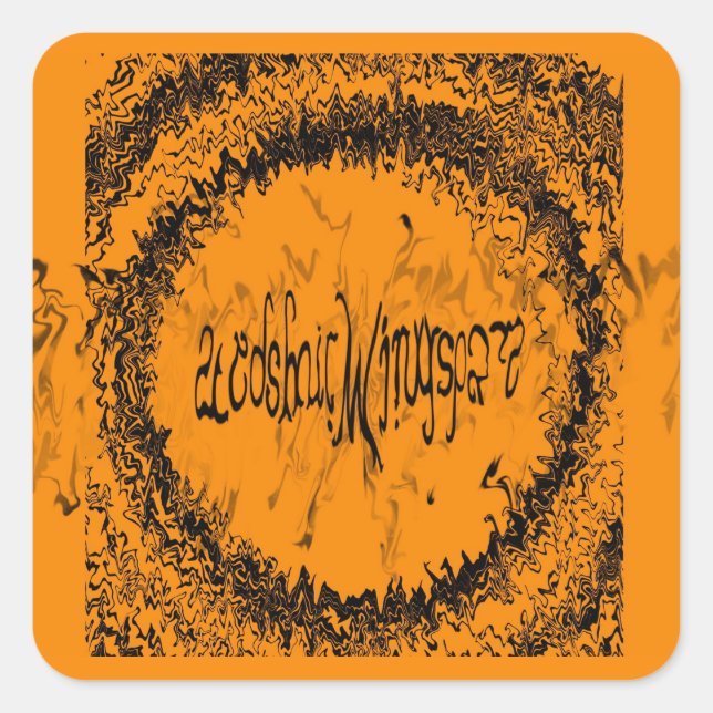 A Cosmic Wingspan "Reverse Logo" Sticker (Front)