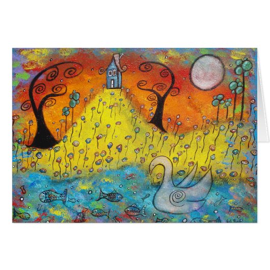 A Cottage On The Hill Cards (Front Horizontal)