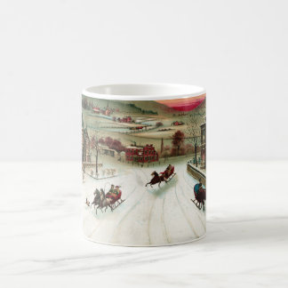 A Country Christmas Scene Coffee Mug