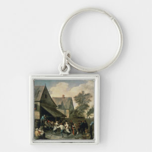 A Country Dance Keychain