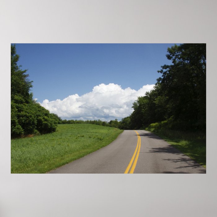 A Country Road, Grand Isle, Vt. Print