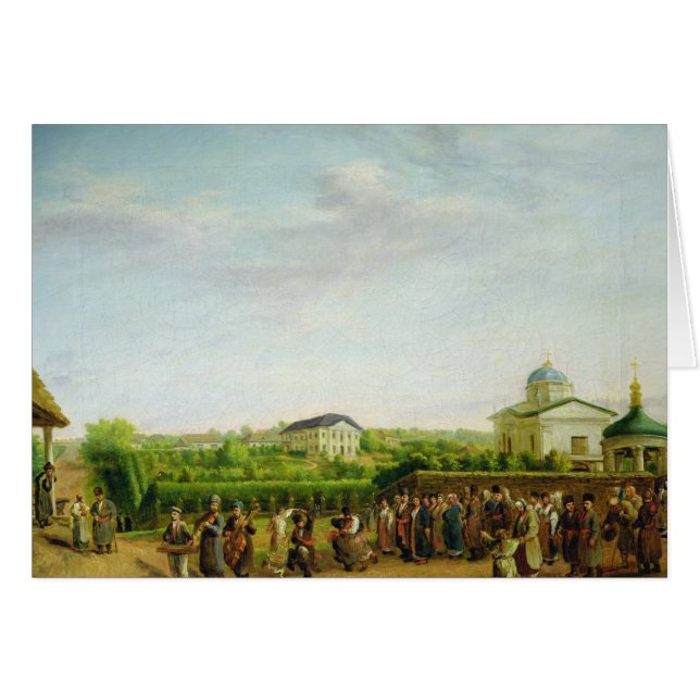 A country wedding cards (Front Horizontal)