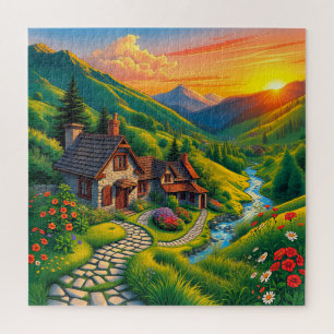 A countryside scene jigsaw puzzle
