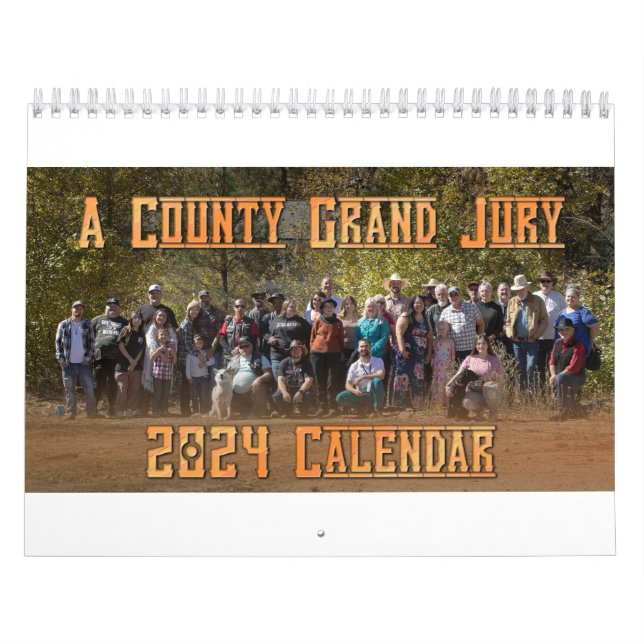 "A County Grand Jury" Calendar (Cover)