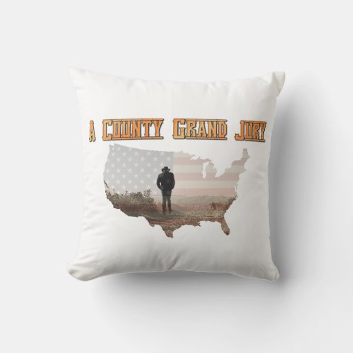 A County Grand Jury Throw Pillow