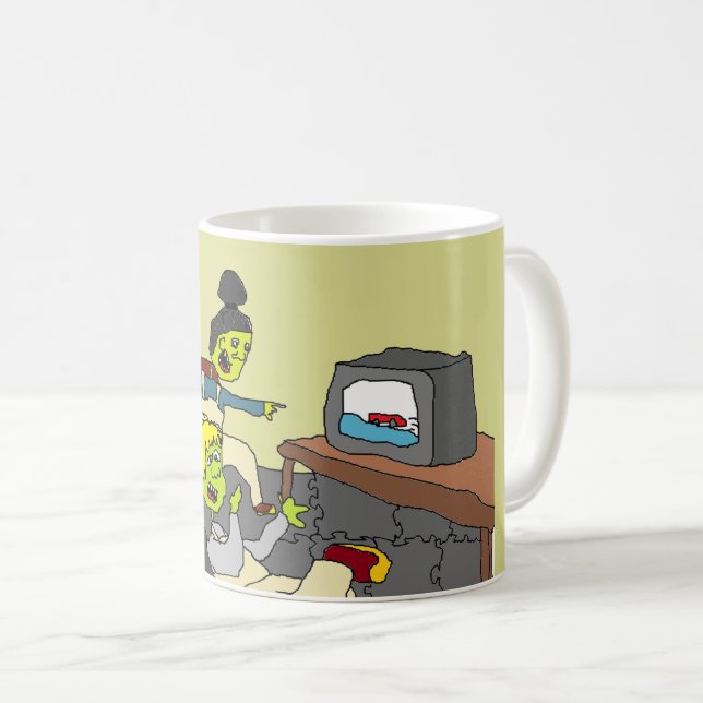 A Coupla Frens Watching SpeedZone Coffee Mug (Front Right)