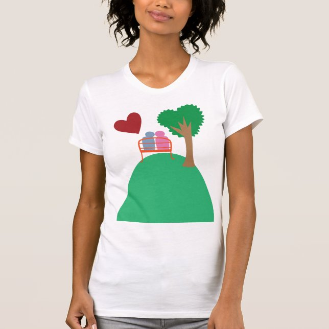 A Couple Dating  T-Shirt (Front)