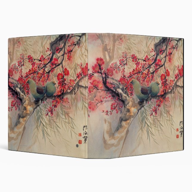 A Couple in Spring 3 Ring Binder (Background)