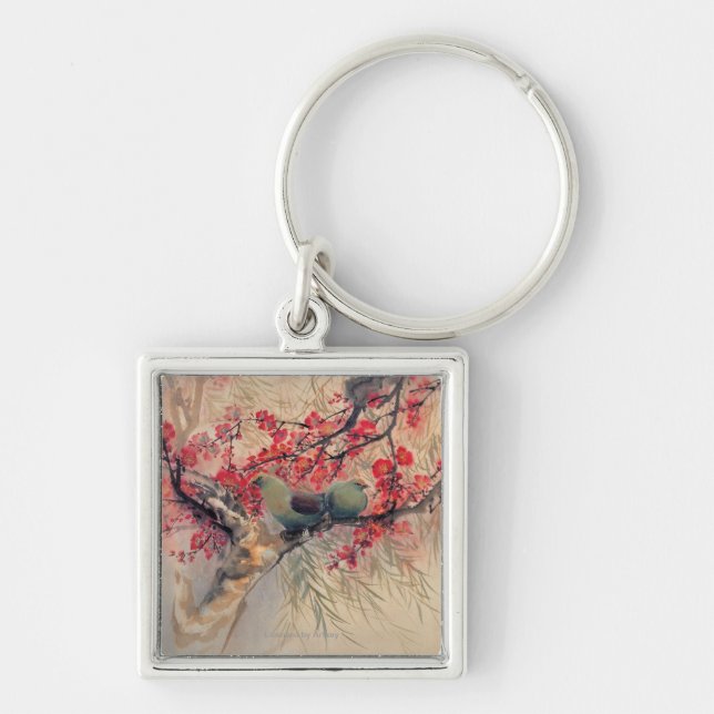 A Couple in Spring Keychain (Front)