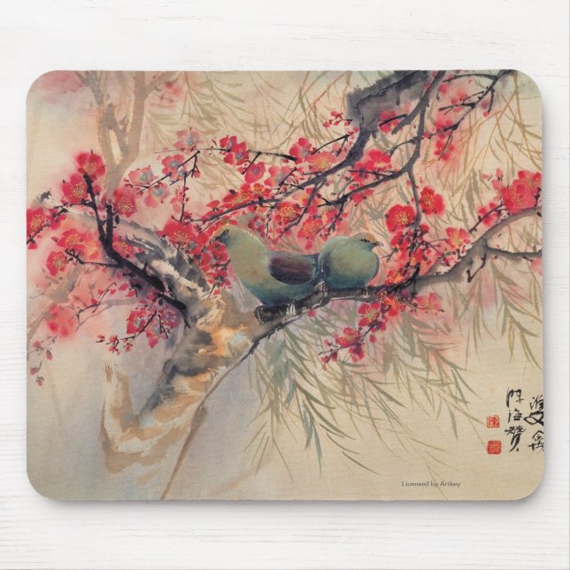 A Couple in Spring Mouse Pad (Front)
